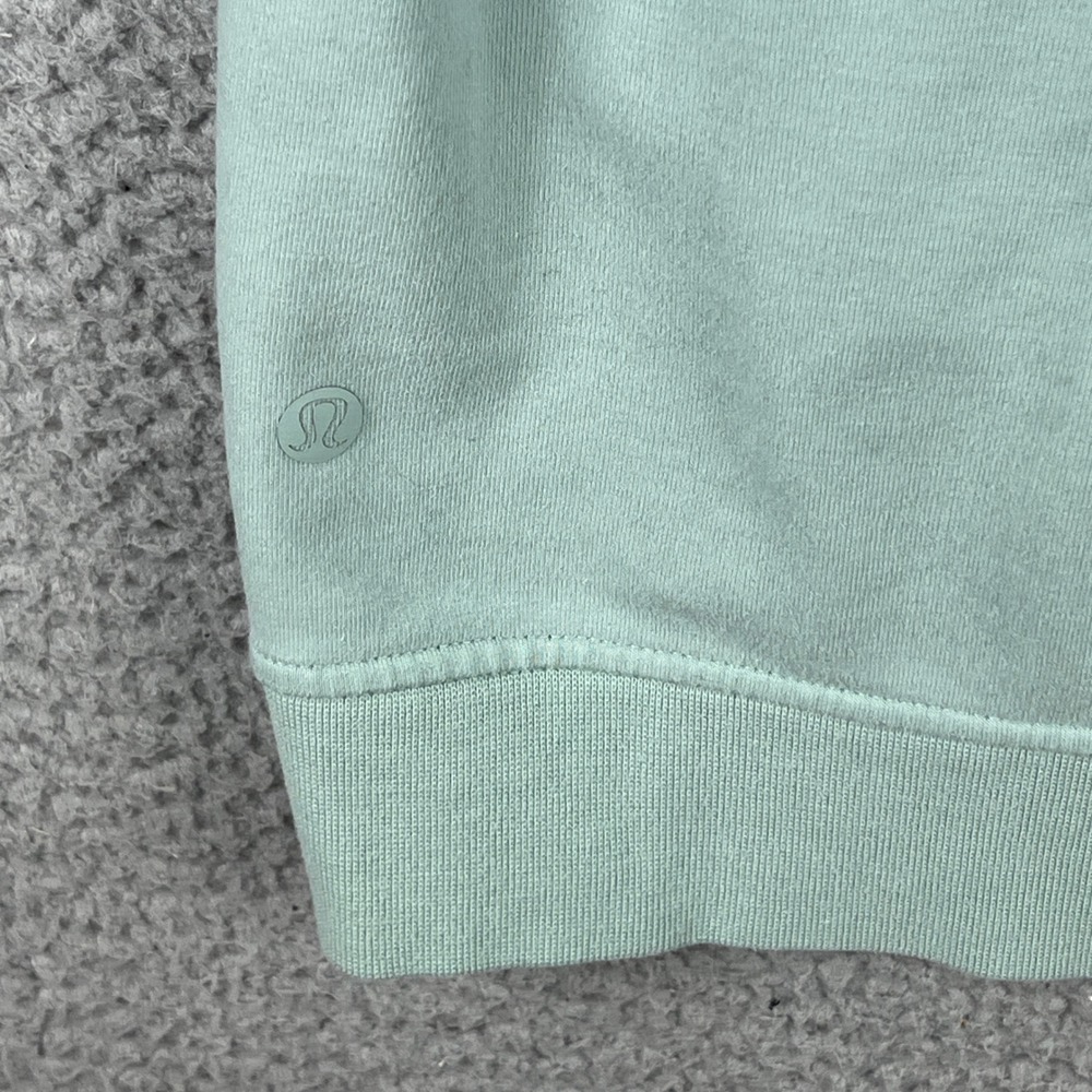 Lululemon City Sweat Pullover Hoodie Mint Green Mens Large LM3AUPS (stains) - Picture 10 of 13